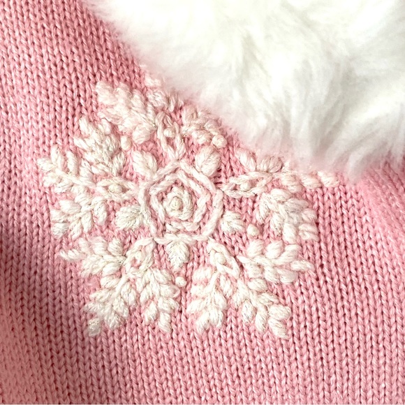 Boutique Brand Knitted Embroidered Hood Cardigan Sweater - Picture 4 of 5